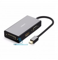 Mini Display Port to HDMI, VGA, DVI Converter 20418 - Black